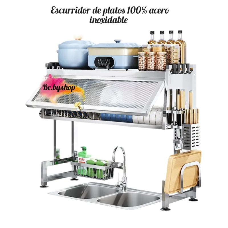 ESCURRIDOR PARA PLATOS DE ACERO+ PREMIUM